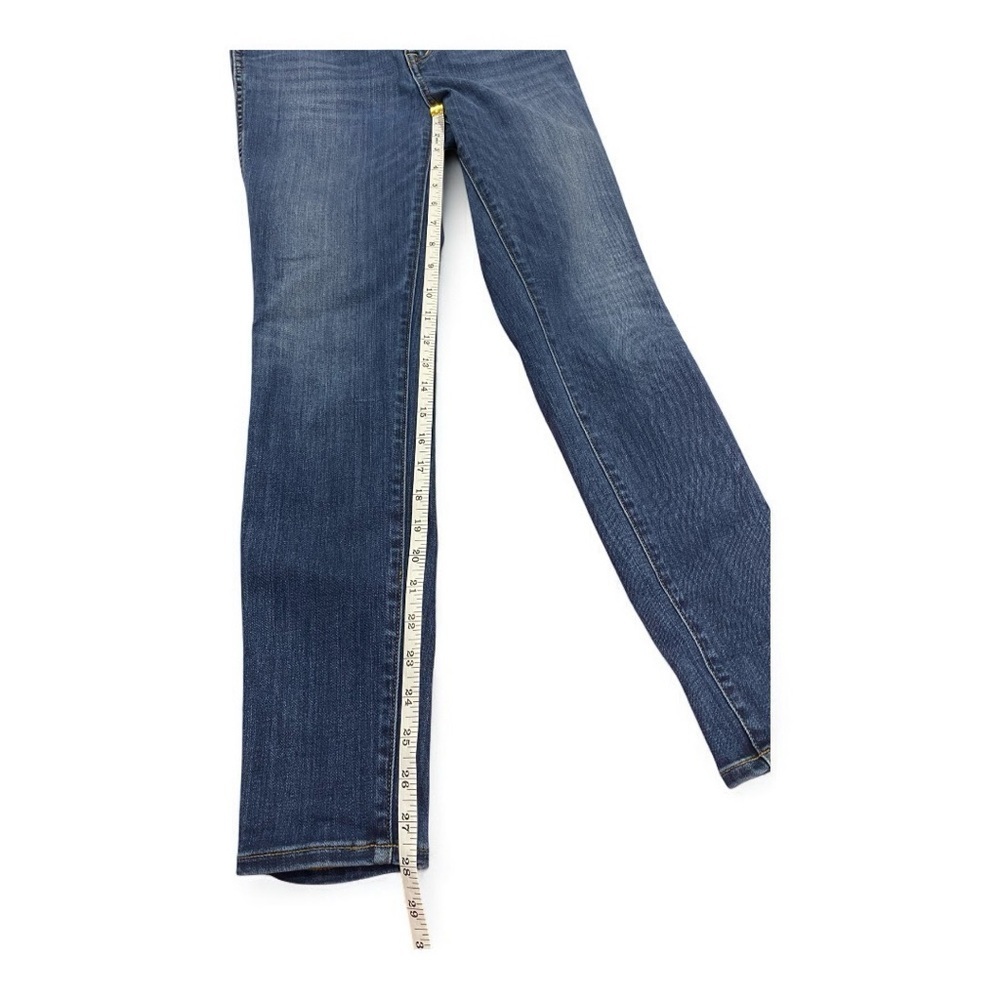 Madewell 10” High Rise Skinny Jeans Size 27 Medium Wash Faded Stretch Denim - Picture 6 of 11